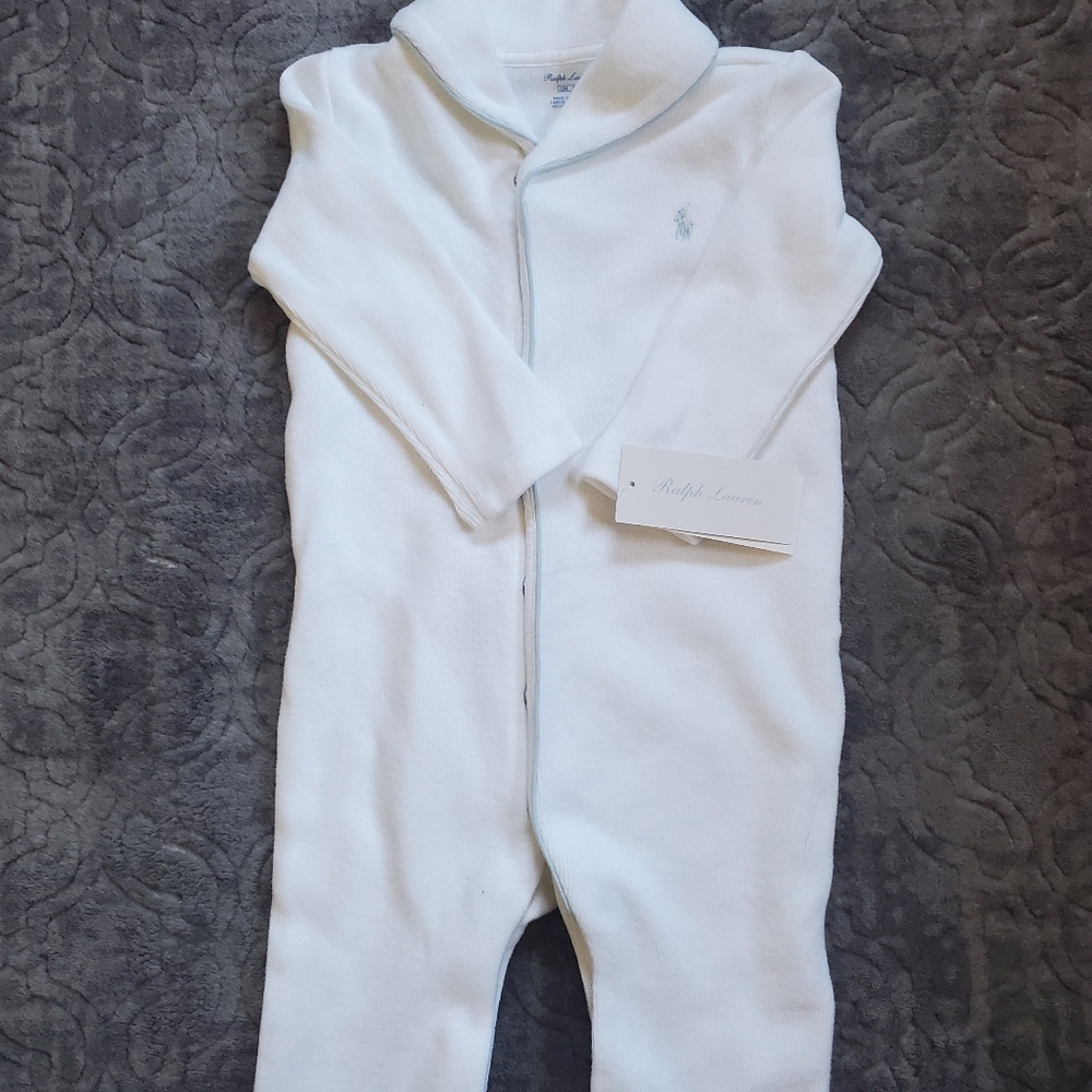 New Ralph Lauren French Rib Coverall - Picture 2 of 5